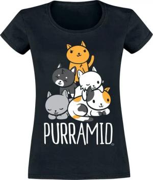 Goodie Two Sleeves T-Shirt - Purramid - S bis XXL - für Damen - Größe L - schwarz