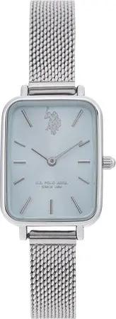 U.S. Polo Assn. Uhr Odette USP8289LB Silberfarben