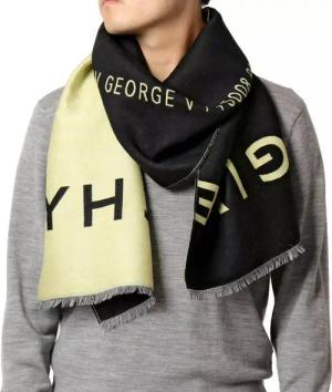 GIVENCHY Strickschal Unisex Signature Schal, Ein stilvolles Statement-Piece, das jedes Outfit aufwertet