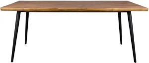 Dutchbone Esstisch Esstisch ALAGON Walnuss mit Baumkante 160 x 90 cm von Dutchbone