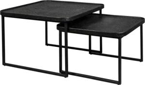 Dutchbone Beistelltisch Couchtisch WINSTON BLACK 2-er Set von DUTCH BONE
