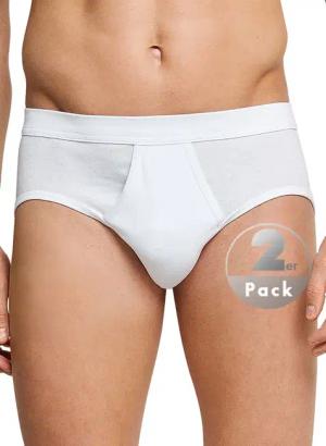 Schiesser Herren Sportslip weiß Reine Baumwolle