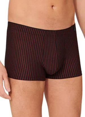 Schiesser Herren Unterwäsche braun,rot Viskose/Modal Gestreift
