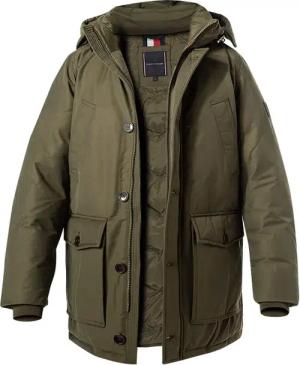 Tommy Hilfiger Herren Daunenjacke grün unifarben