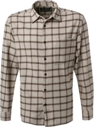 Marc O'Polo Herren Hemd beige kariert