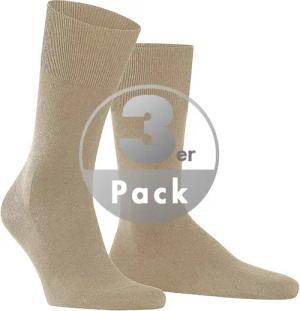 Falke Herren Socken beige Merinowolle unifarben