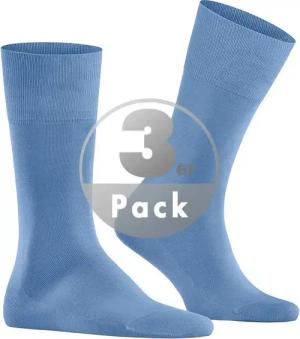 Falke Herren Socken blau Baumwolle & Mix unifarben