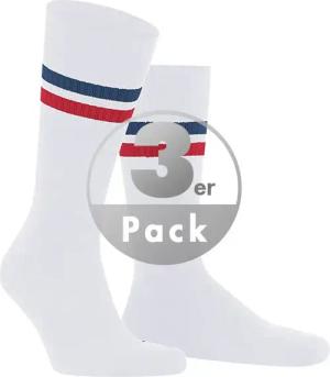 Falke Herren Socken weiß Baumwolle & Mix unifarben