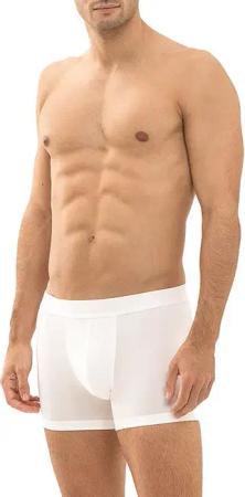 Mey Herren Shorty weiß Baumwolle & Mix unifarben