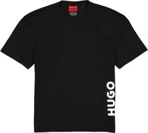 HUGO Herren T-Shirt schwarz unifarben