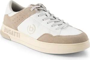 bugatti Herren Sneaker weiß Textil & Canvas