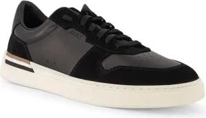 BOSS Black Herren Sneaker weiß Glattleder