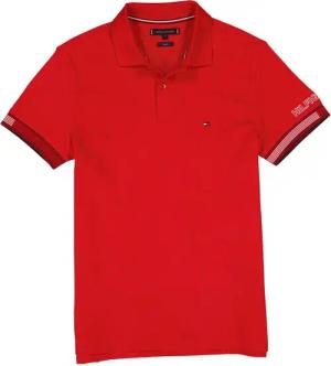 Tommy Hilfiger Herren Polo-Shirt rot Slim Fit