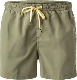 Quiksilver Herren Badeshorts grün Mikrofaser unifarben