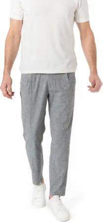 JOOP! Herren Bundfaltenhose grau meliert