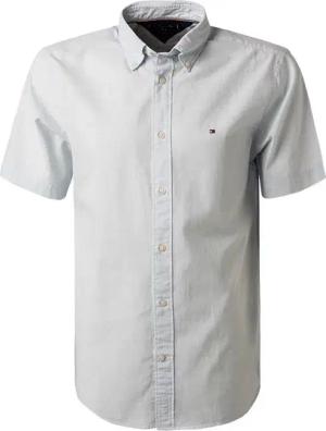 Tommy Hilfiger Herren Kurzarmhemd blau gestreift