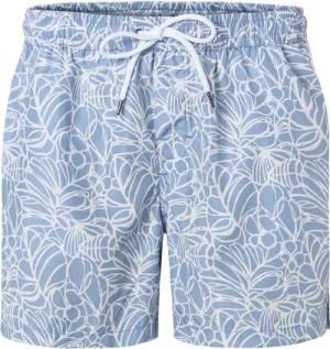 BOGGI MILANO Herren Badeshorts blau Gemustert