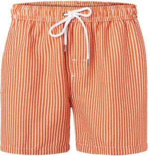 BOGGI MILANO Herren Badeshorts orange Gemustert