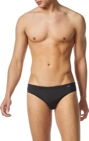 bruno banani Herren Badeslip schwarz