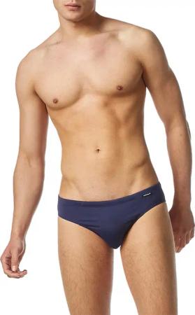 bruno banani Herren Badeslip blau