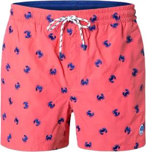 NORTH SAILS Herren Badeshorts rot Mikrofaser Gemustert
