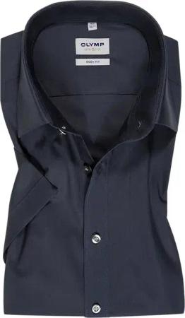 OLYMP Herren Kurzarmhemd blau