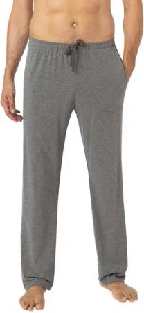 Novila Herren Pyjamahose grau Modal unifarben