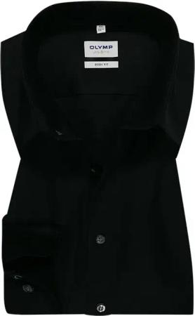OLYMP Herren Hemd schwarz