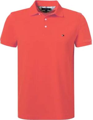 Tommy Hilfiger Herren Polo-Shirt rot Slim Fit
