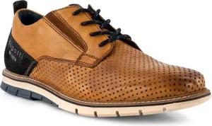 bugatti Herren Derby cognac Glattleder