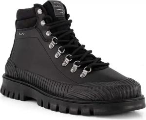 Gant Herren Schnürboots schwarz Glattleder