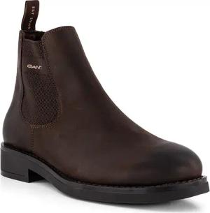 Gant Herren Chelsea Boots braun Glattleder
