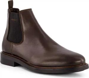 Gant Herren Chelsea Boots braun Glattleder