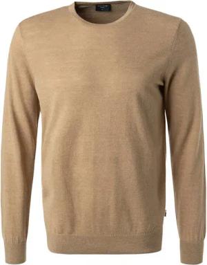 OLYMP Herren Pullover beige unifarben