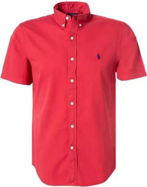 Polo Ralph Lauren Herren Kurzarmhemd rot Slim Fit