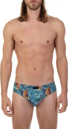 bruno banani Herren Sportslip grün Geprintet
