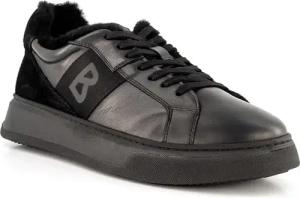 BOGNER Herren Sneaker schwarz Glattleder