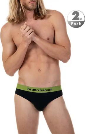 bruno banani Herren Sportslip blau Baumwolle & Mix unifarben