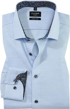 OLYMP Herren Hemd blau Slim Fit