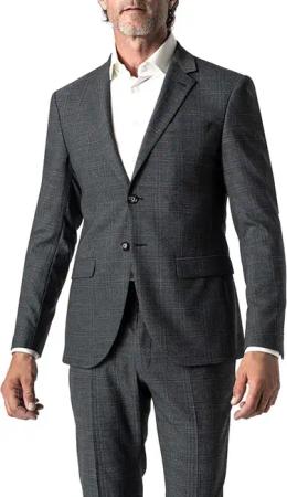 JOOP! Herren Sakko grau kariert Slim Fit