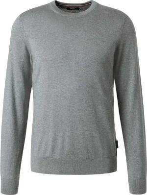 HECHTER PARIS Herren Pullover grau unifarben