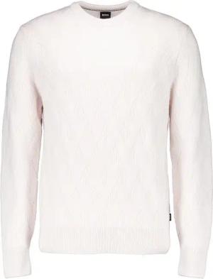 BOSS Black Herren Pullover grau unifarben