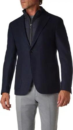 JOOP! Herren Sakko blau,schwarz gemustert Slim Fit