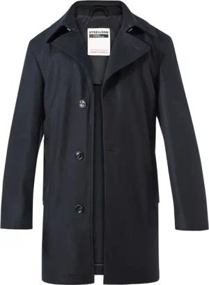 Strellson Herren Mantel blau unifarben