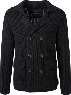 Marc O'Polo Herren Cardigan schwarz unifarben