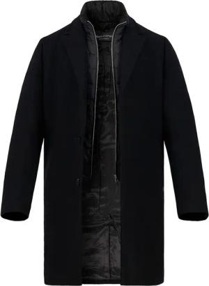 Marc O'Polo Herren Mantel schwarz unifarben