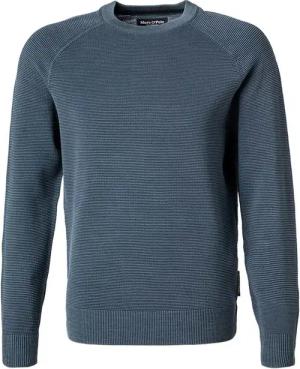 Marc O'Polo Herren Pullover blau unifarben