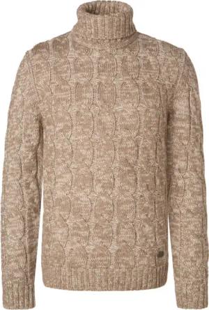 JOOP! Herren Rollkragenpullover beige unifarben