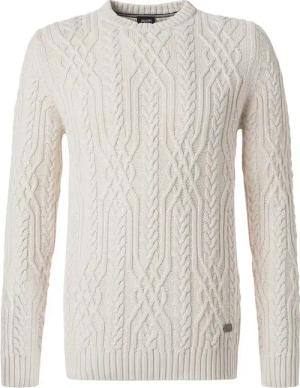 JOOP! Herren Pullover beige,weiß unifarben