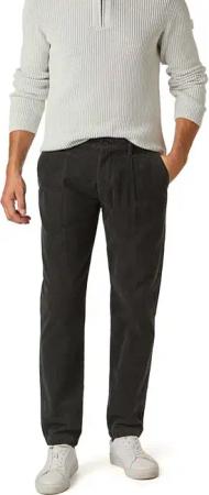 Marc O'Polo Herren Bundfaltenhose grau